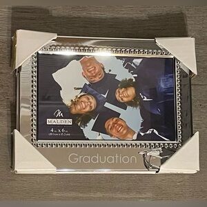 Malden Silver Finish Graduation Picture Frame 4x6 Photo Frame New in Box